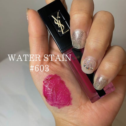 ルージュ ピュールクチュール ヴェルニ ウォーターステイン 603 イン ベリー ディープ/YVES SAINT LAURENT BEAUTE/口紅を使ったクチコミ(1枚目)