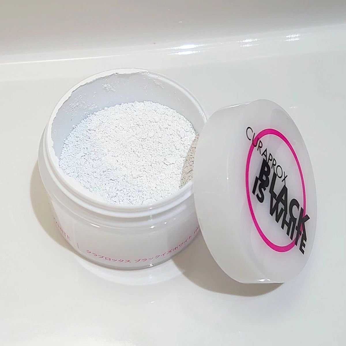 ブラックイズホワイト粉歯磨き /CURAPROX/歯磨き粉を使ったクチコミ（3枚目）