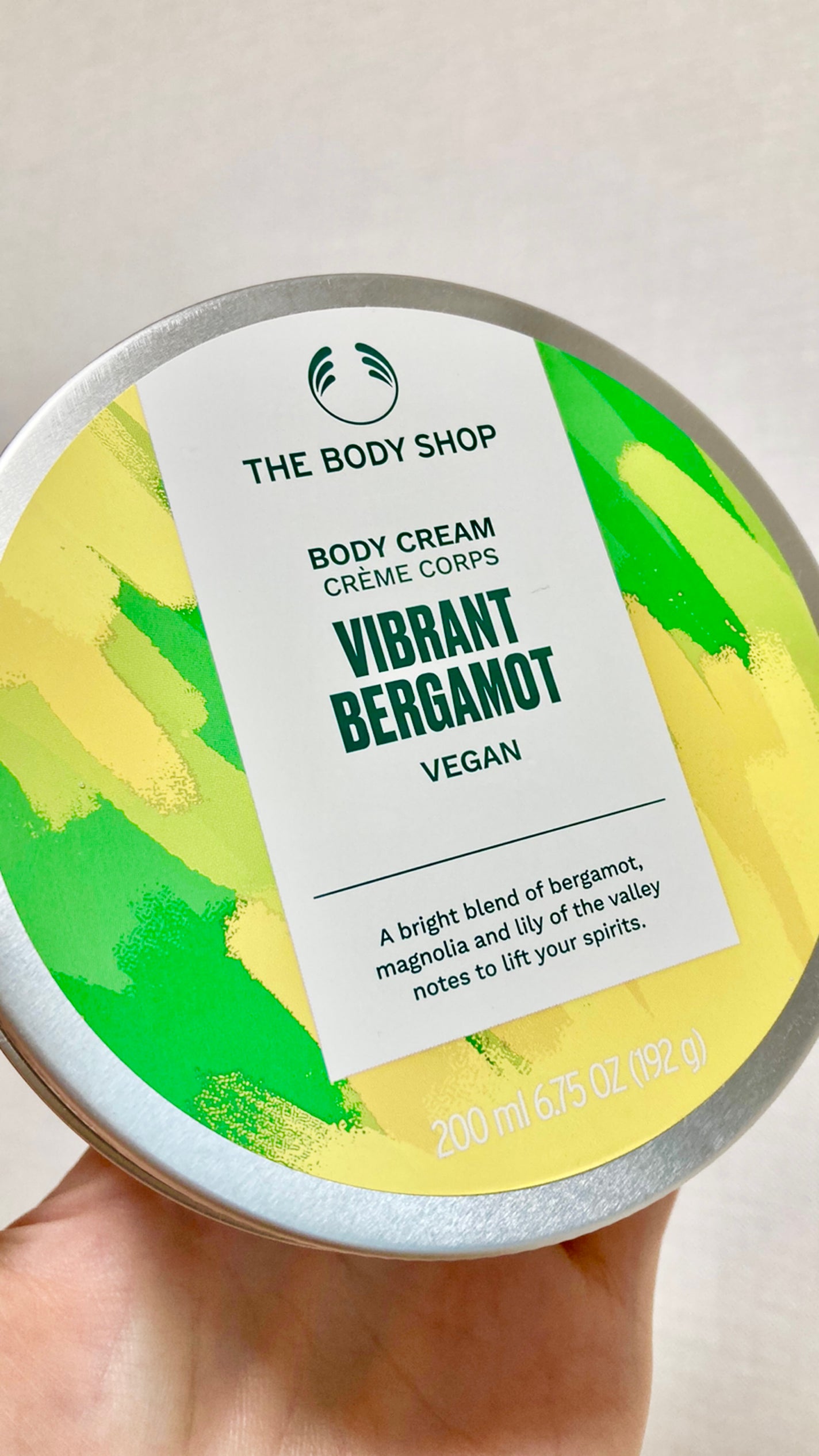 ヴァイブラント ベルガモット ボディクリーム/THE BODY SHOP/ボディクリームを使ったクチコミ(1枚目)