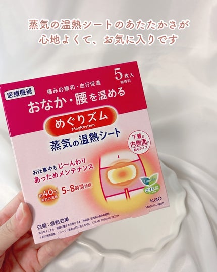 蒸気の温熱シート 下着の内側面に貼るタイプ/めぐりズム/その他を使ったクチコミ(4枚目)