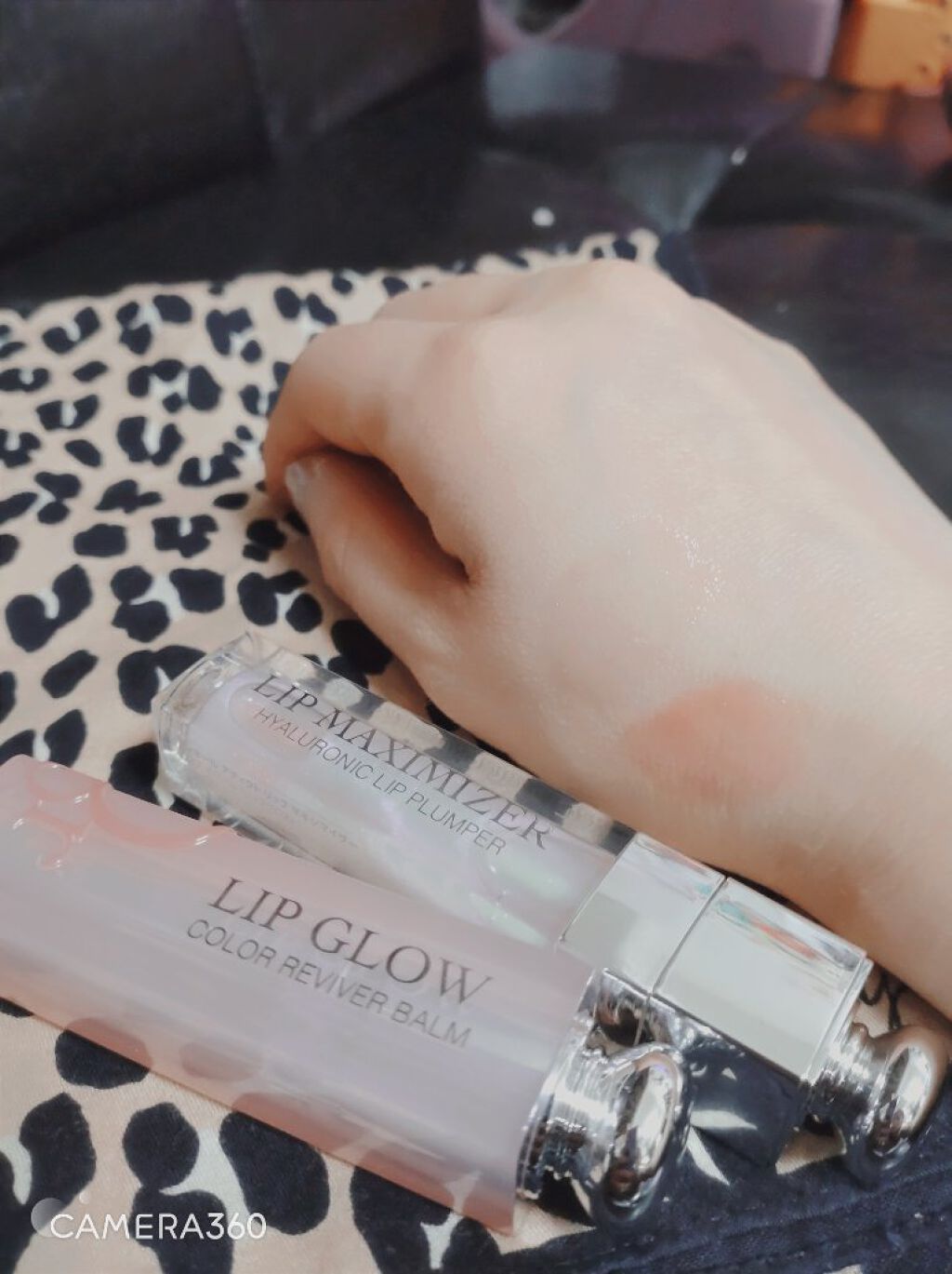 ディオール アディクト リップ グロウ 013 ベージュ (スプリング コレクション2022数量限定色)（生産終了）/Dior/リップバームを使ったクチコミ（3枚目）