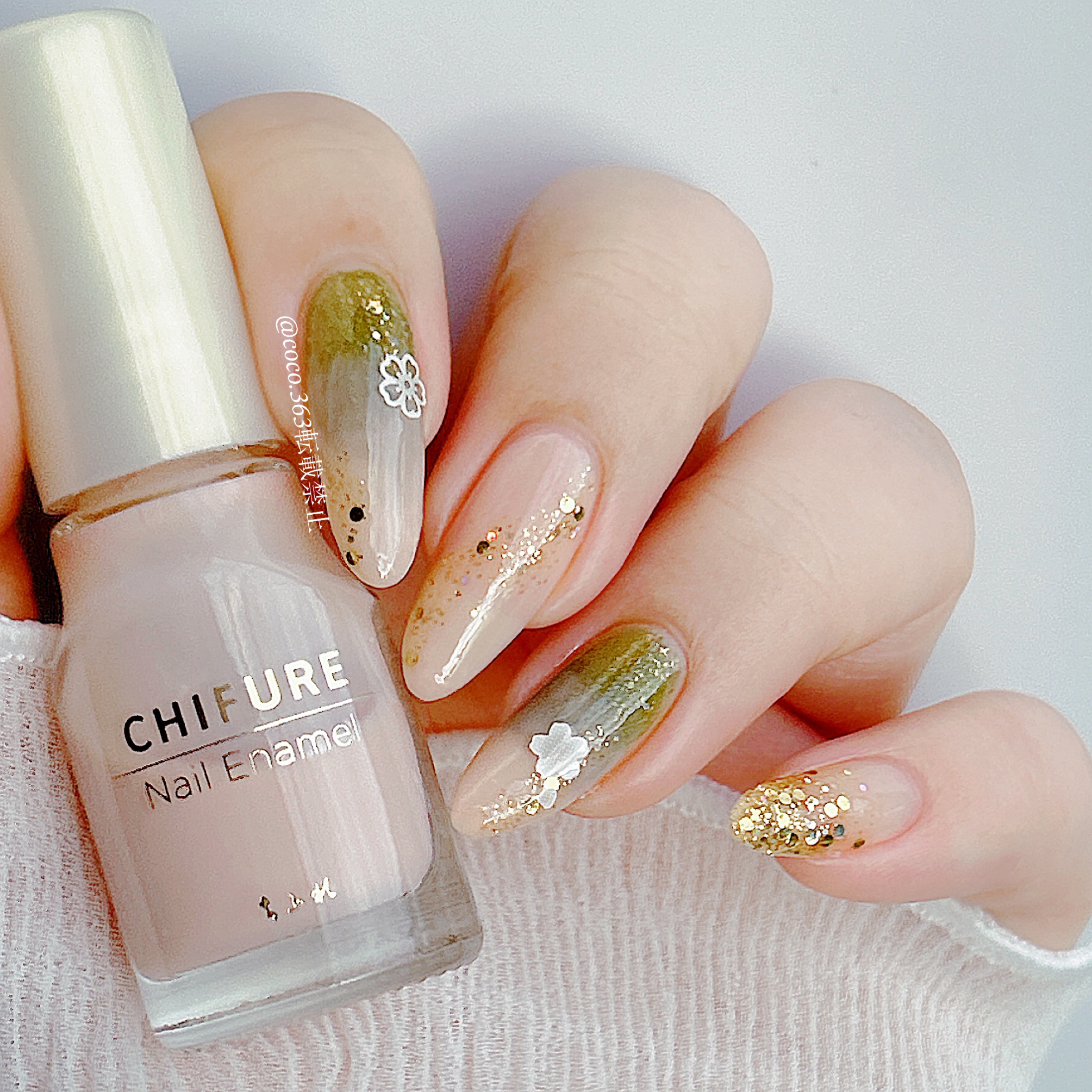 ネイル エナメル/ちふれ/マニキュアを使ったクチコミ（3枚目）