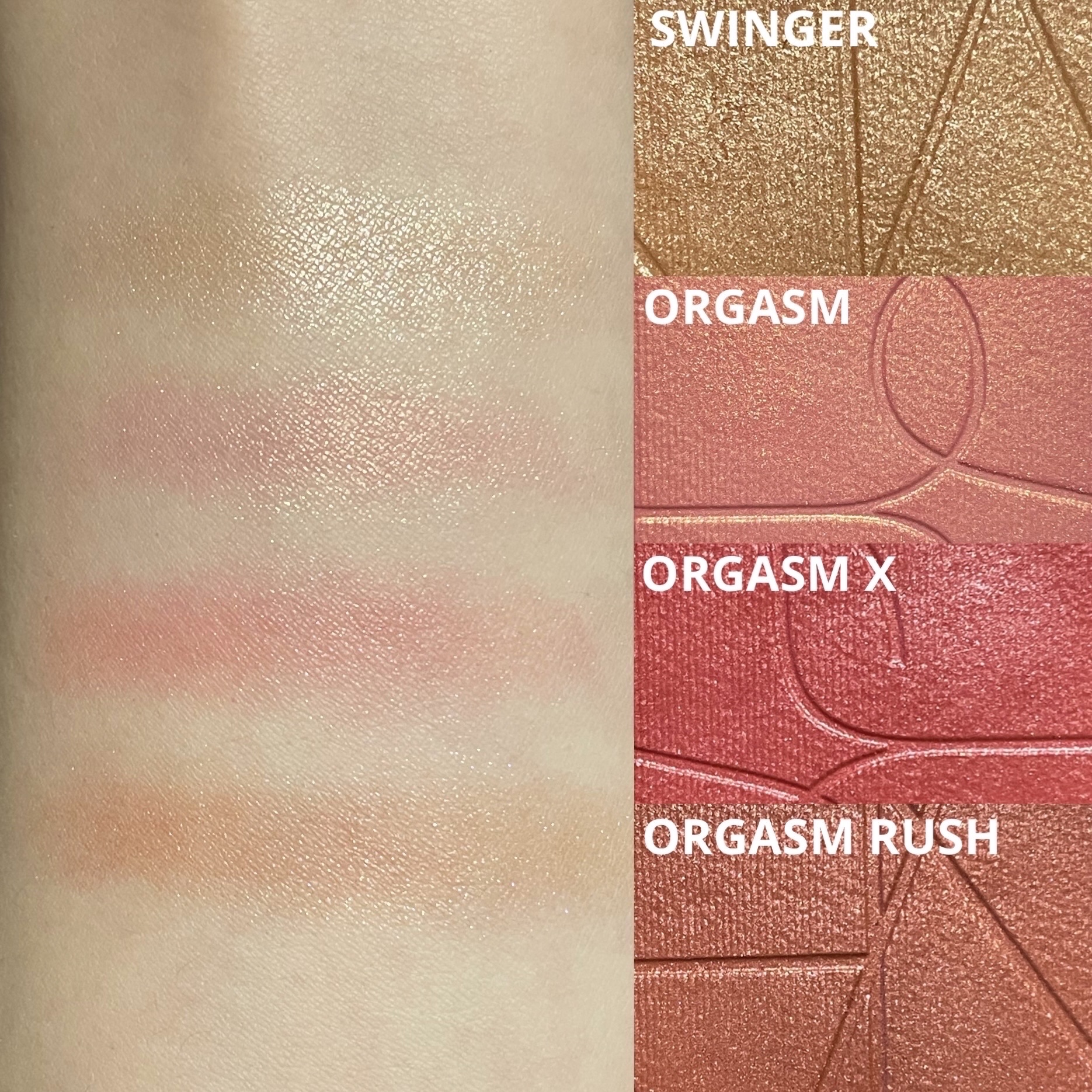 限定パウダーチーク】オーガズムフォープレイ ブラッシュクワッド