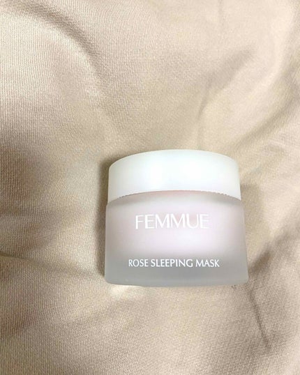 ローズウォーター スリーピングマスク/FEMMUE/フェイスクリームを使ったクチコミ(1枚目)