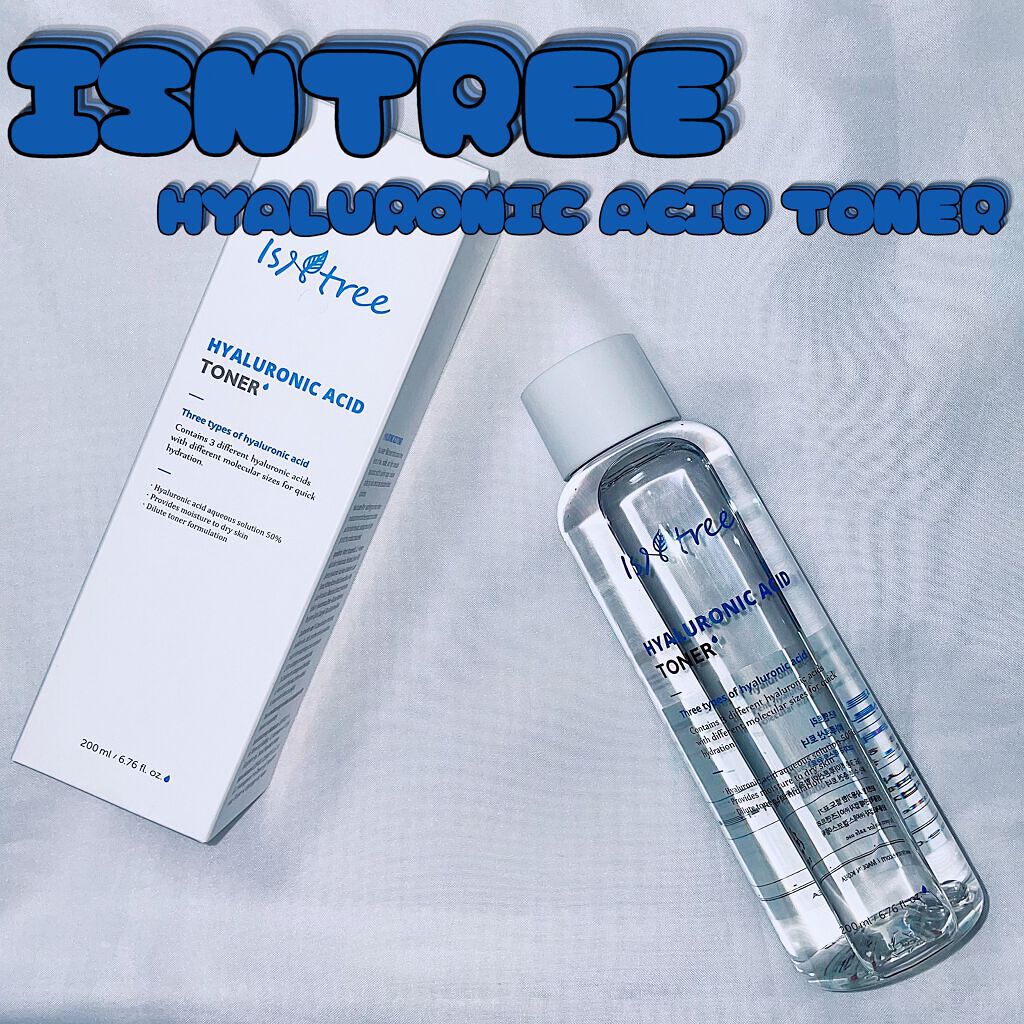 ヒアルロン酸トナー/Isntree/化粧水を使ったクチコミ（1枚目）