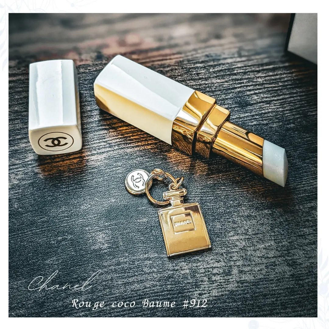 シャネル ルージュ ココ ボーム 912 ドリーミー ホワイト/CHANEL/口紅を使ったクチコミ（2枚目）