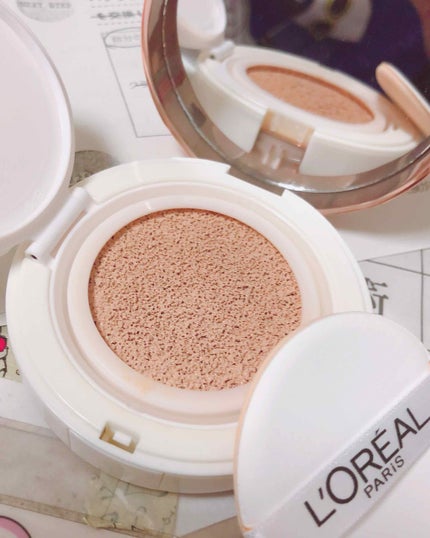 ルーセントマジック クッションルミエール/ロレアル パリ/クッションファンデーションを使ったクチコミ(3枚目)
