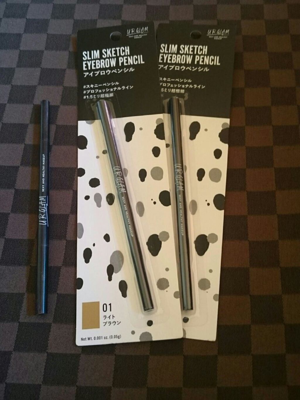 スリムスケッチアイブロウペンシル/U R GLAM/アイブロウペンシルを使ったクチコミ（1枚目）