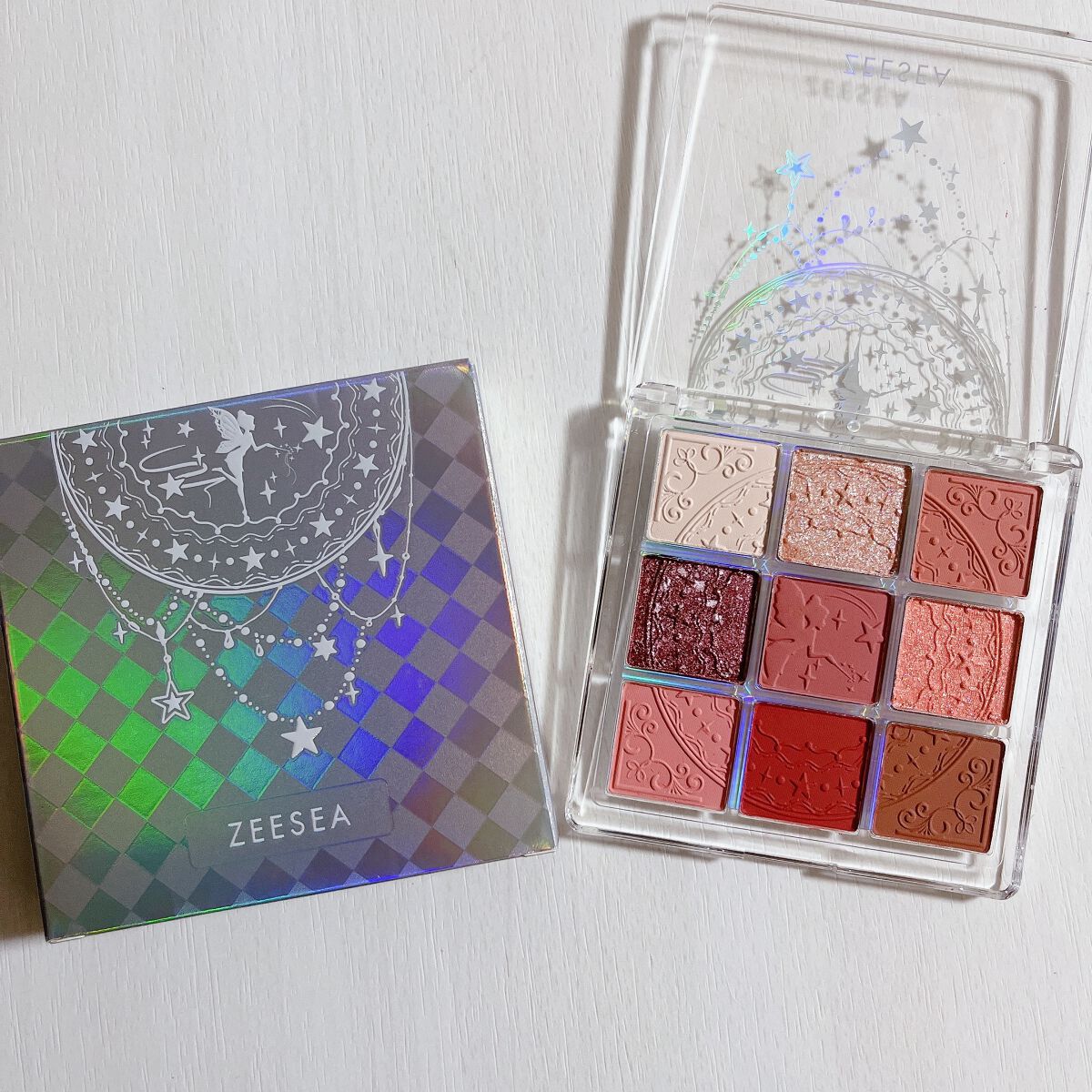 クォーツ 9色アイシャドウパレット(ドリームランドアイシャドウ)/ZEESEA/アイシャドウパレットを使ったクチコミ（1枚目）