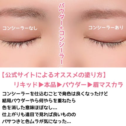 コンシーラーブロウマスカラ/キャンメイク/その他アイブロウを使ったクチコミ(4枚目)