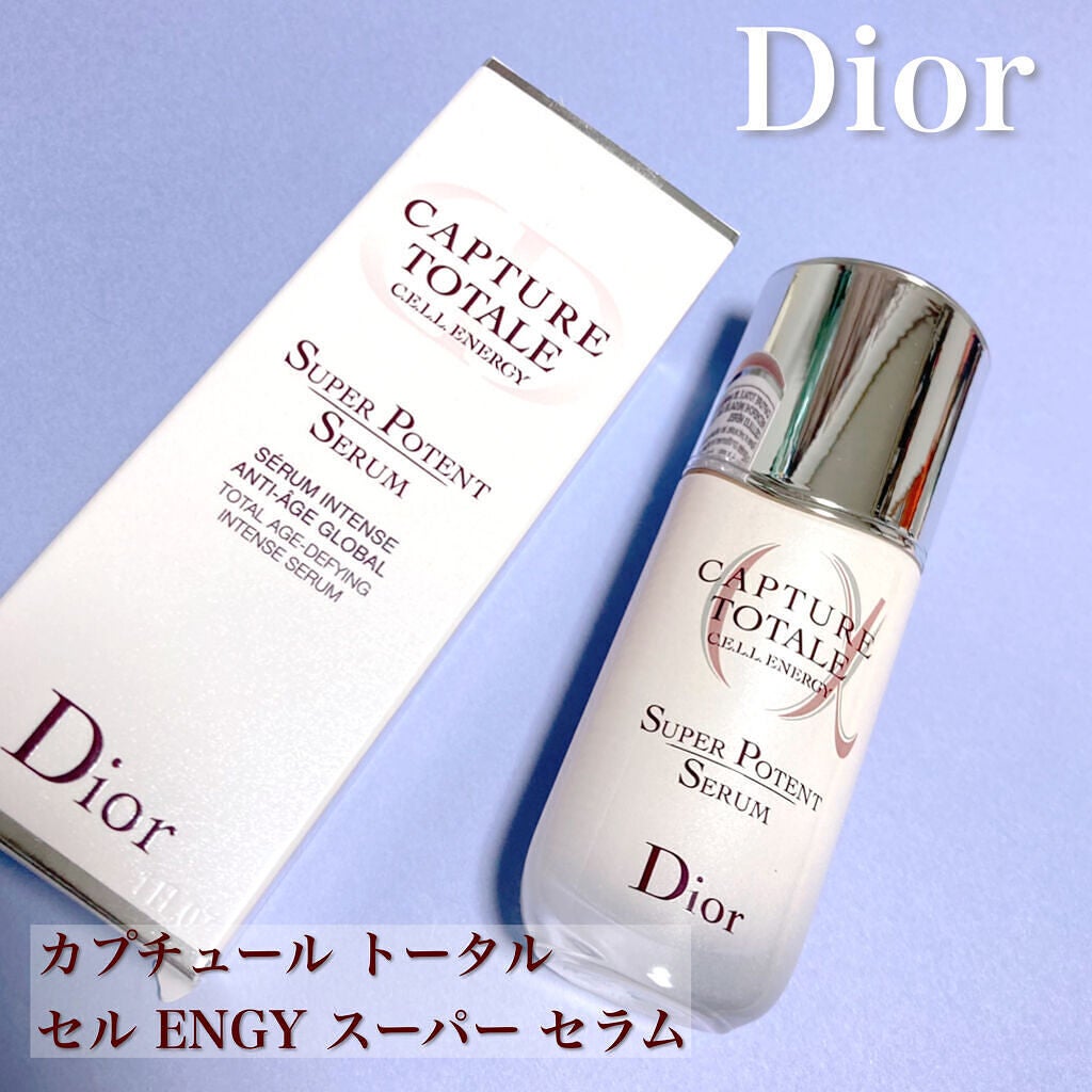 【旧】カプチュール トータル セル ENGY スーパー セラム/Dior/美容液を使ったクチコミ(1枚目)