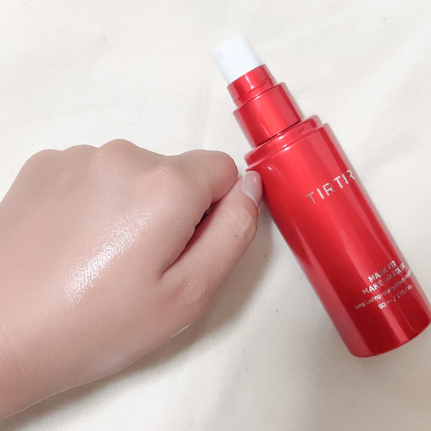 マスクフィット メイクアップフィクサー/TIRTIR(ティルティル)/フィックスミストを使ったクチコミ(2枚目)