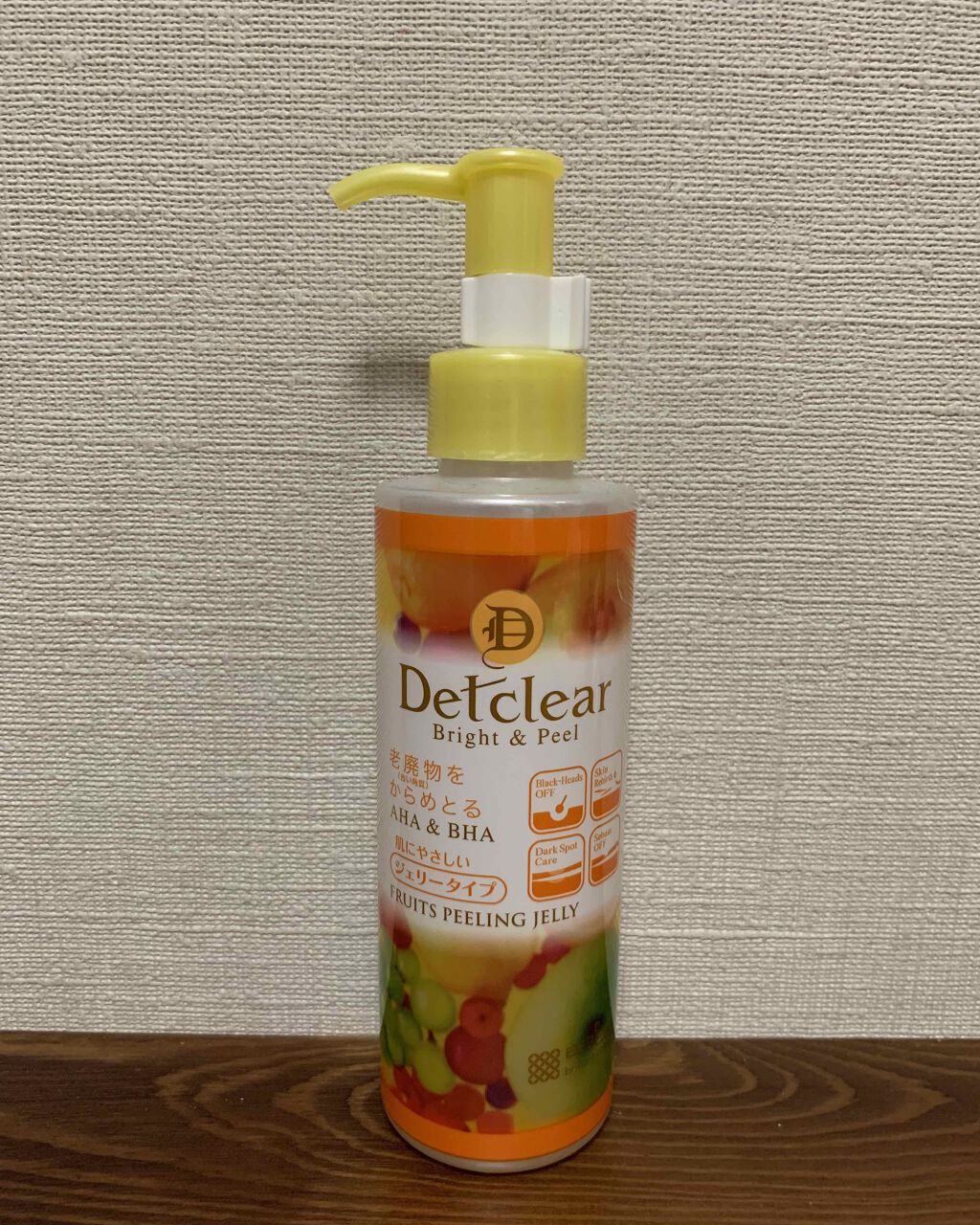 DETクリア ブライト&ピール ピーリングジェリー<ミックスフルーツの香り>/Detclear/ピーリングを使ったクチコミ(1枚目)