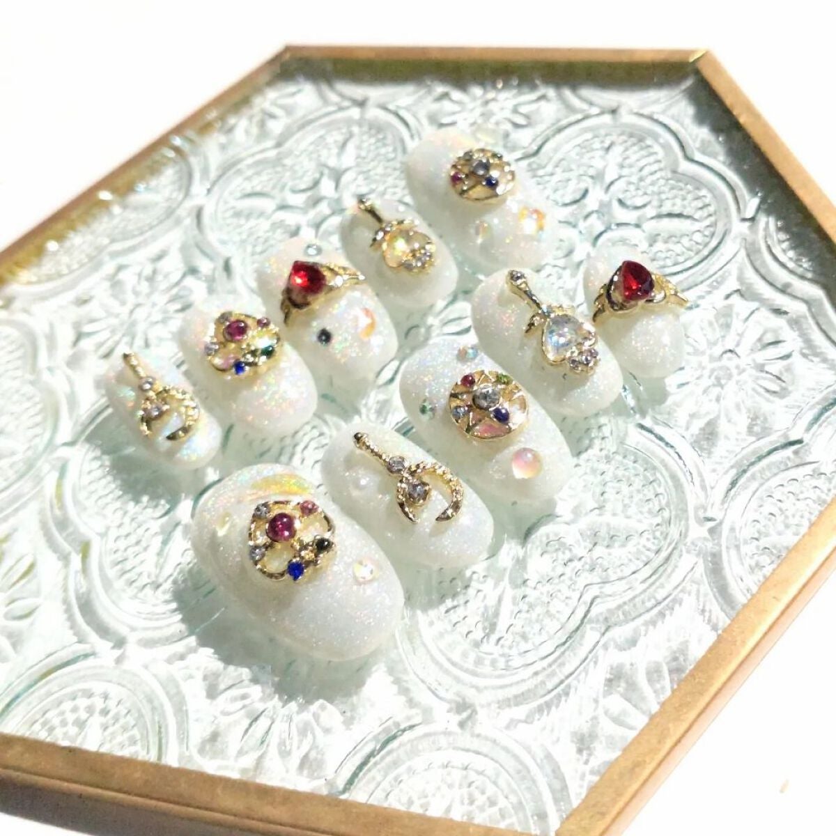 ゆき on LIPS 「ゆめかわネイル✨TOYS×INITYさんのラテマグシリーズ ホ..」(2枚目)