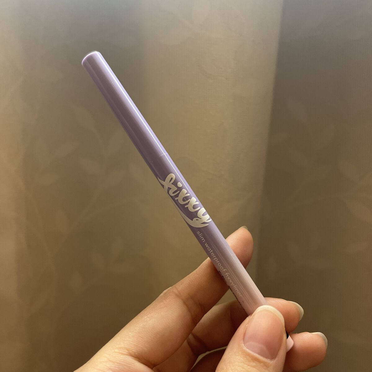 スリムウォータープルーフフィクシーライナー 01 ブラック/Peach C/ペンシルアイライナーを使ったクチコミ（1枚目）