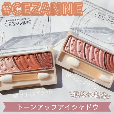 トーンアップアイシャドウ/CEZANNE/パウダーアイシャドウを使ったクチコミ（1枚目）