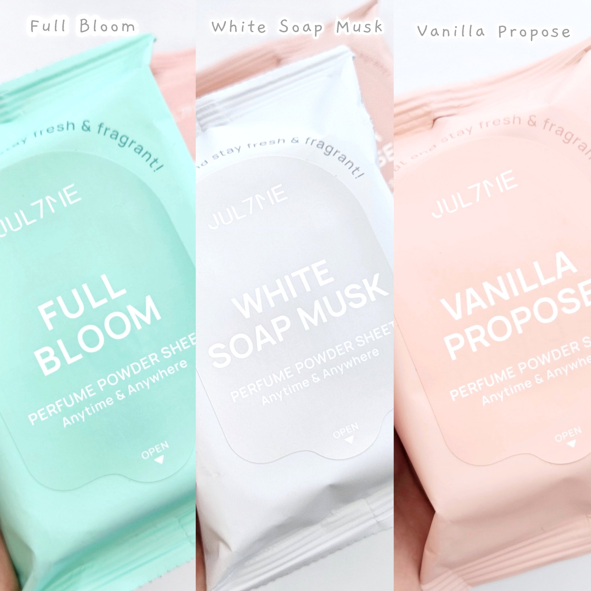 ジュライミー フレグランスパウダーシート ホワイトソープムスク/JUL7ME/ボディシートを使ったクチコミ（3枚目）