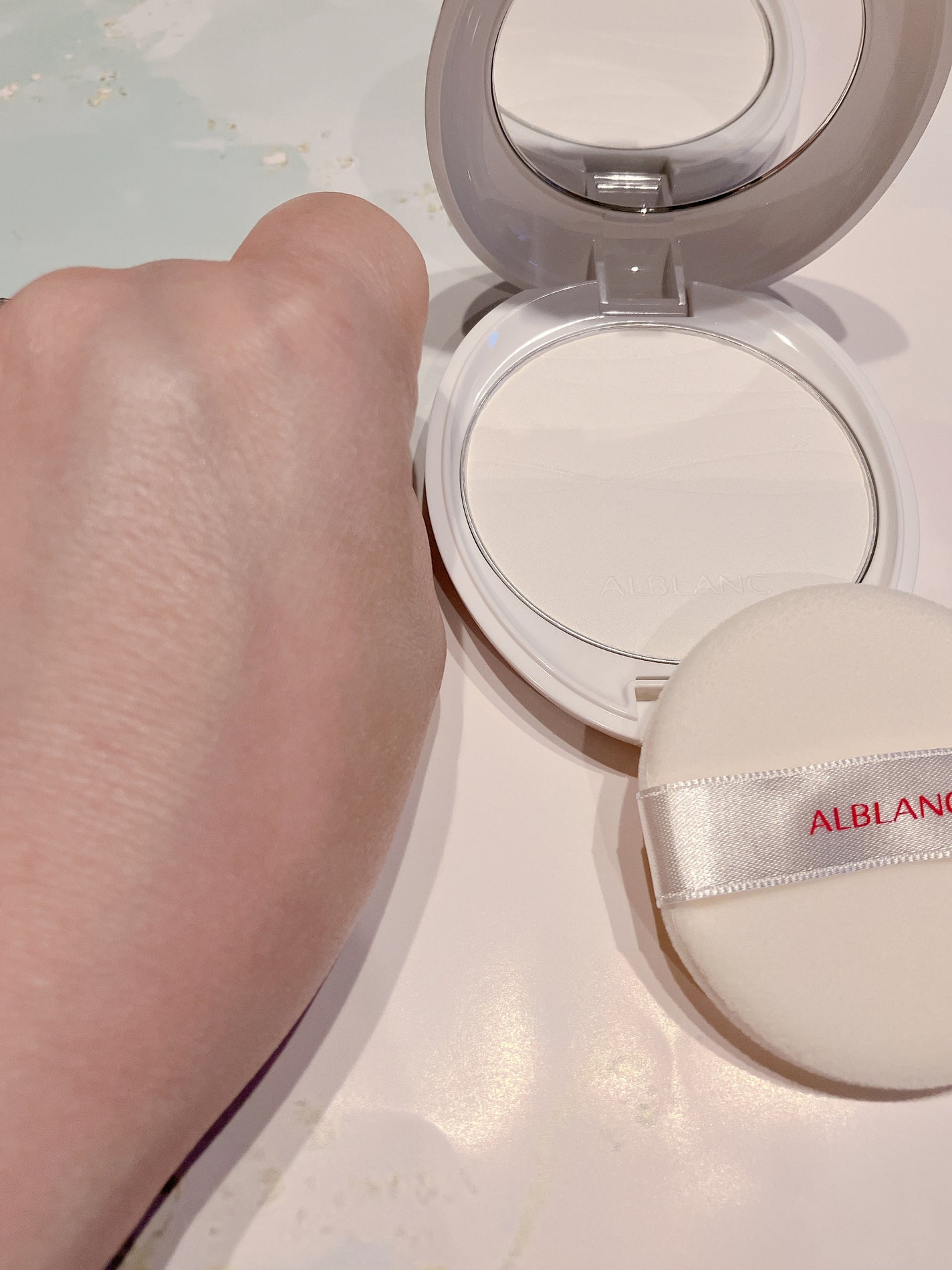 クラリティブラン フィニッシャー/ALBLANC/プレストパウダーを使ったクチコミ(2枚目)