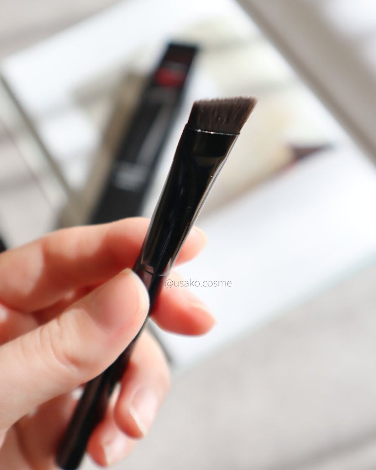 フーミー　アイブロウブラシ 熊野筆/WHOMEE/メイクブラシを使ったクチコミ（2枚目）