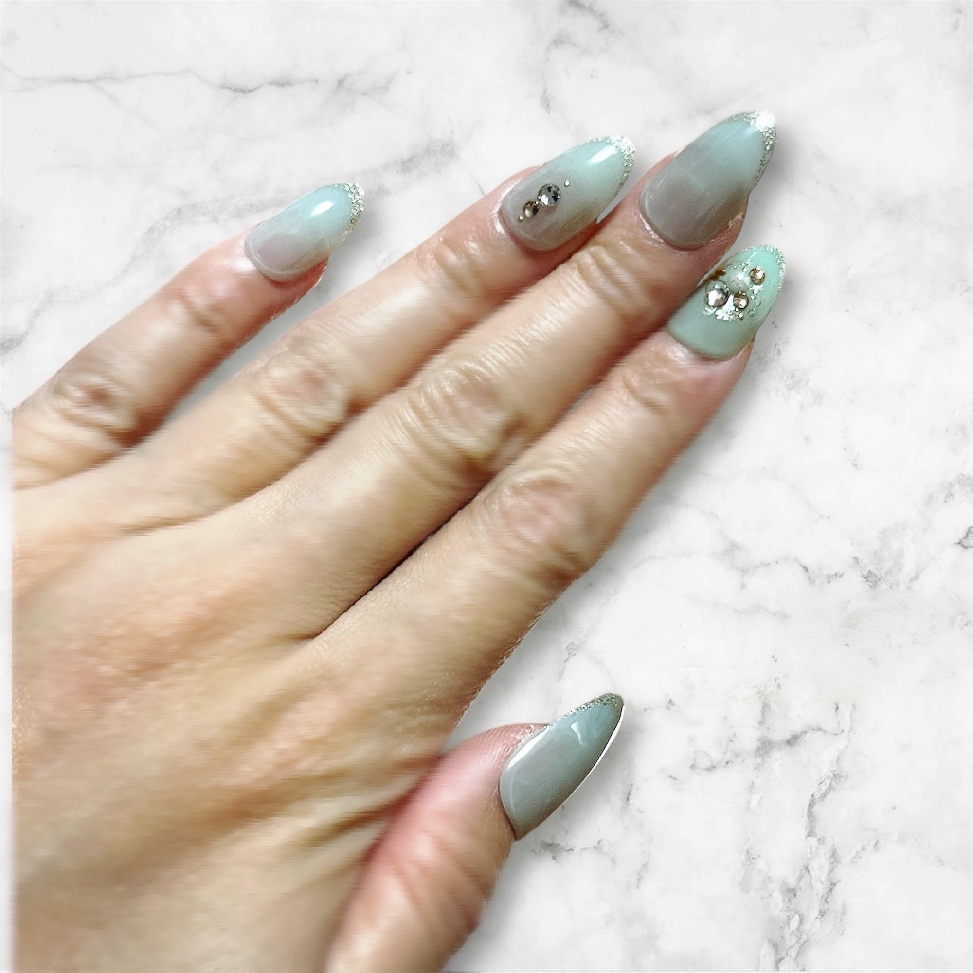 Press＆Go PREMIUM (プレスアンドゴー プレミアム)/KISS NEW YORK/ネイルチップ・パーツを使ったクチコミ（3枚目）