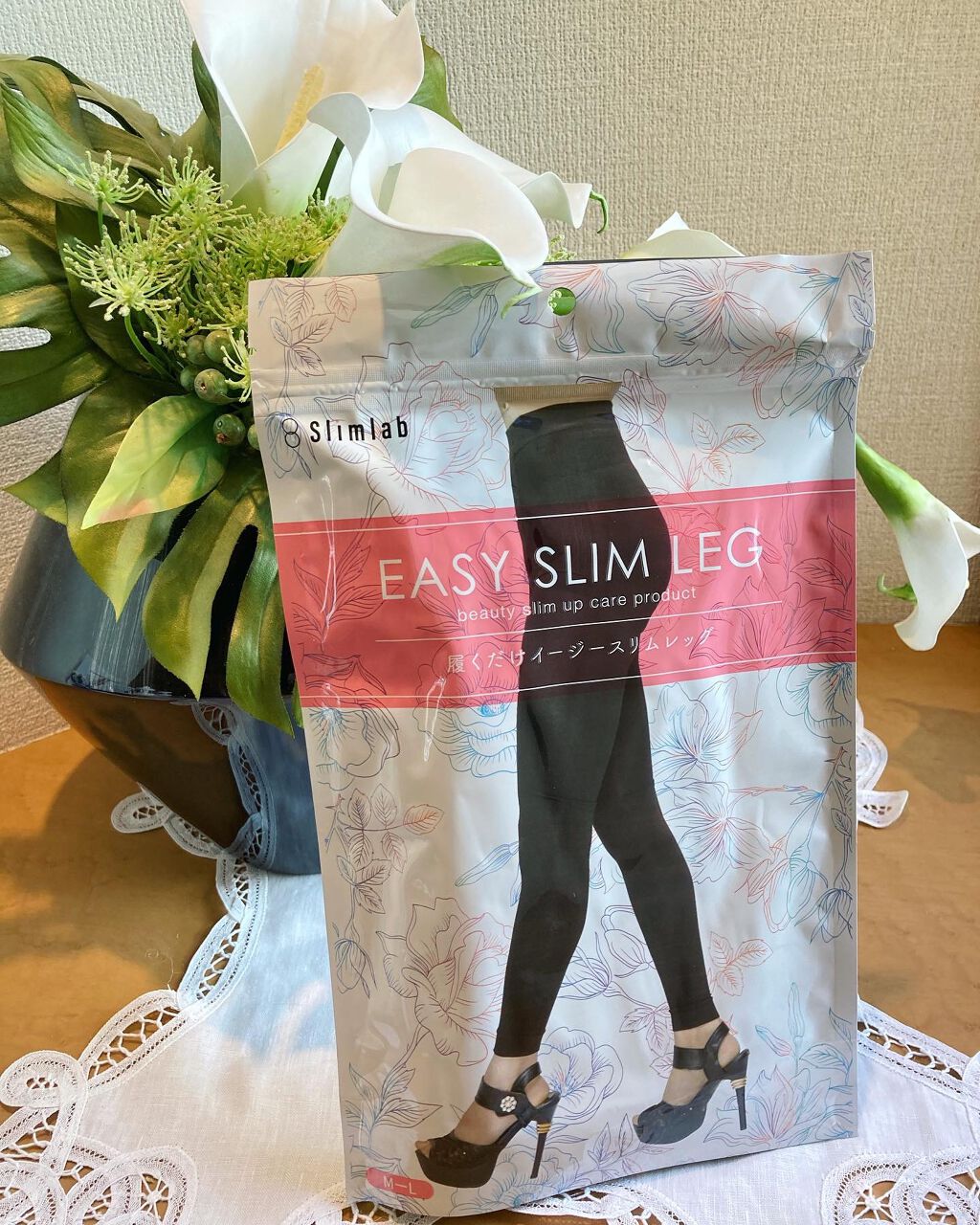 履くだけイージースリムレッグ/slimlab/着圧ソックス・レギンスを使ったクチコミ（1枚目）