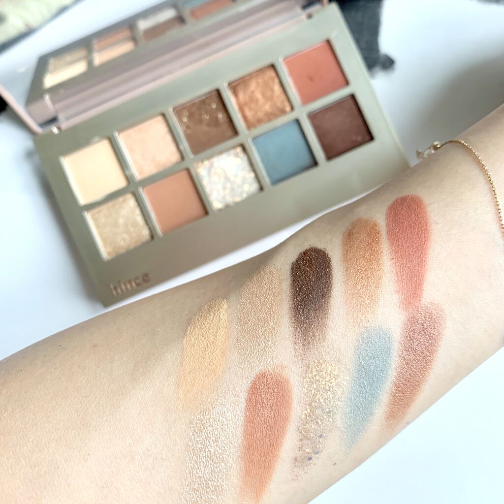 ニューデップスアイシャドウパレット 01 ジェントル･アンド･ファーム/hince/アイシャドウパレットを使ったクチコミ（2枚目）