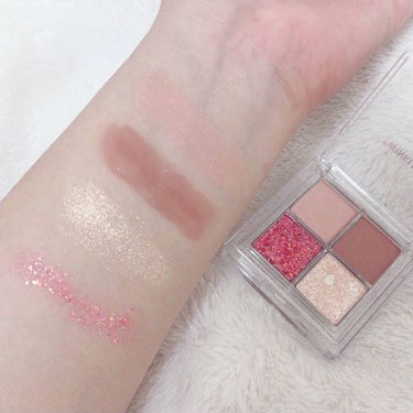 TWINKLE POP Pearl Flex Glitter Eye Palette/CLIO/アイシャドウパレットを使ったクチコミ（3枚目）