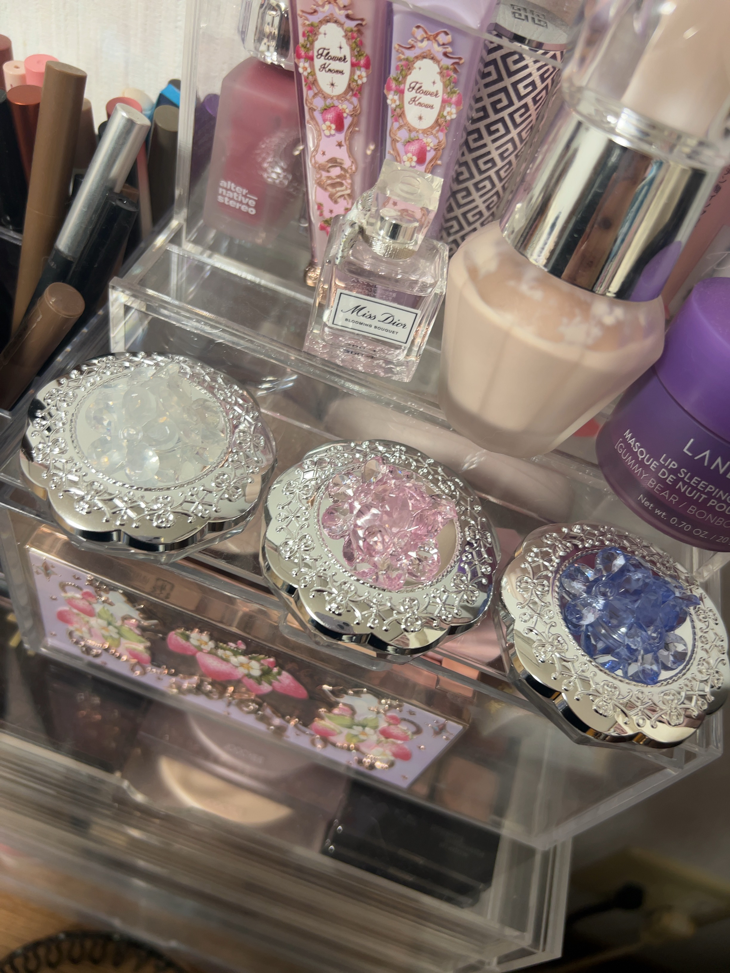 ジルスチュアート クリスタルブルーム ペタルクチュールアイズ デュオ/JILL STUART/アイシャドウパレットを使ったクチコミ（3枚目）