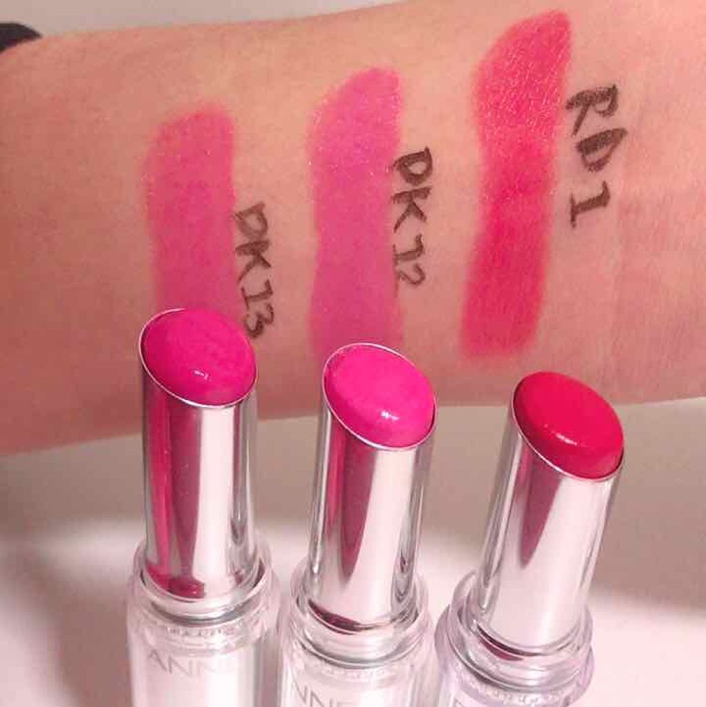 ラスティンググロスリップ/CEZANNE/口紅を使ったクチコミ（2枚目）