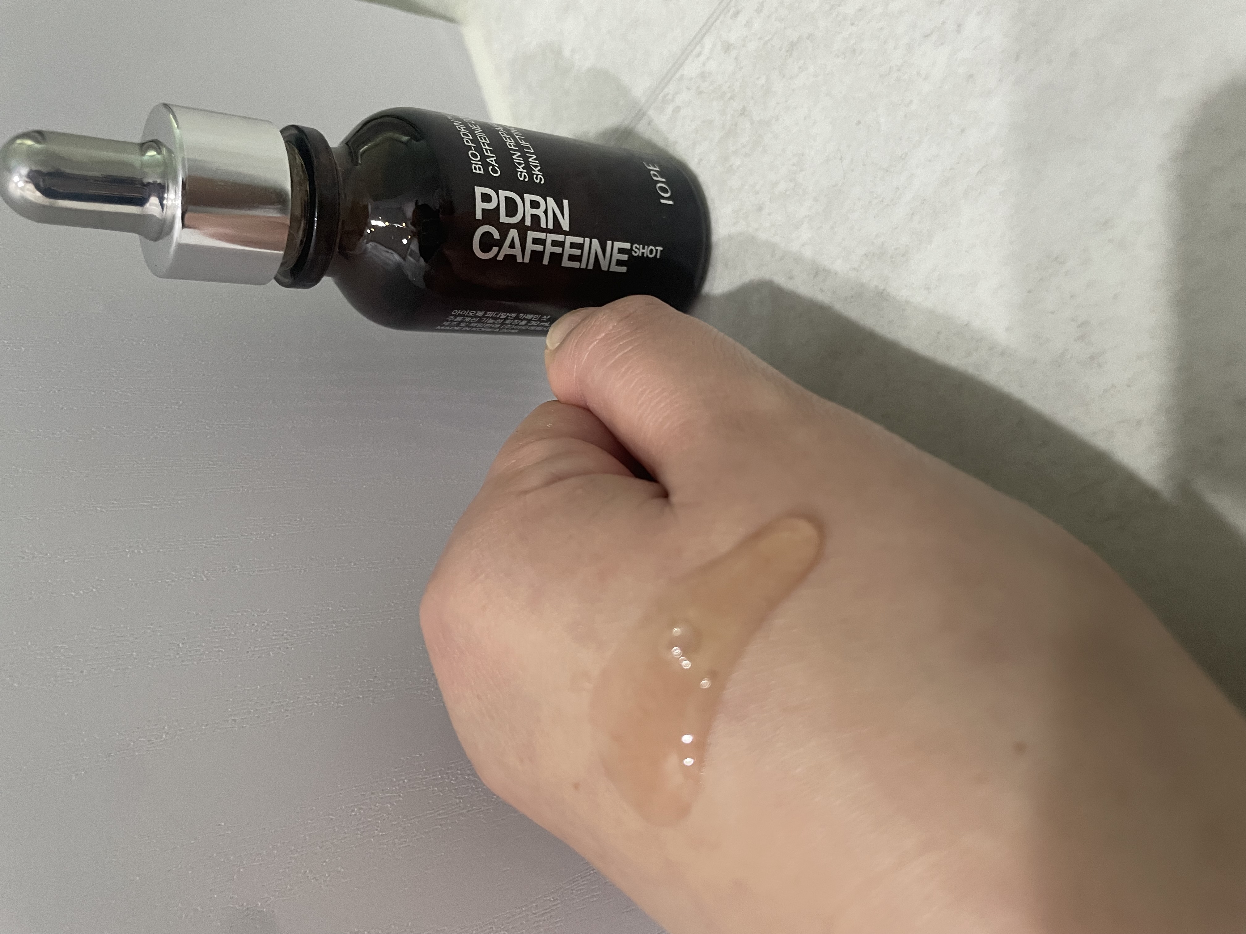 PDRNカフェインショット/IOPE/美容液を使ったクチコミ（2枚目）