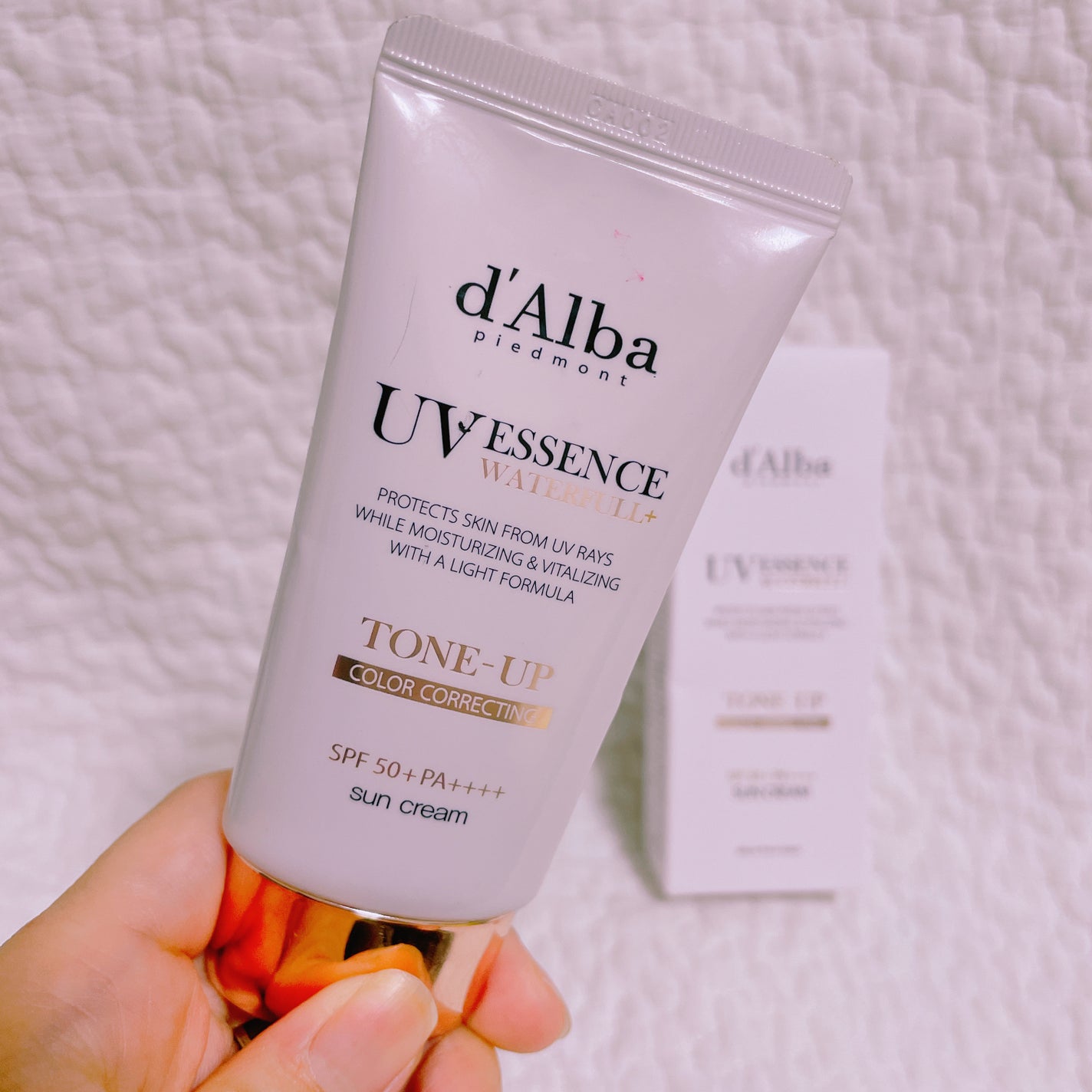 ウォータフルトーンアップサンクリーム/ダルバ/日焼け止めクリームを使ったクチコミ(1枚目)