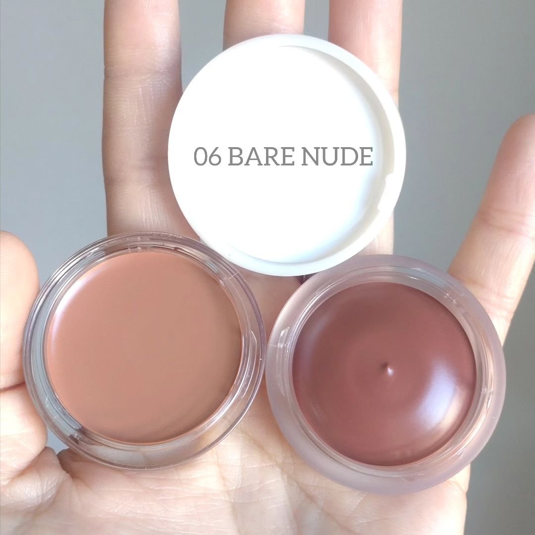 ドットオンムード・カスタム・リップアンドチーク 06 BARE NUDE-TONE MOOD/Heart Percent/ジェル・クリームチークを使ったクチコミ（2枚目）