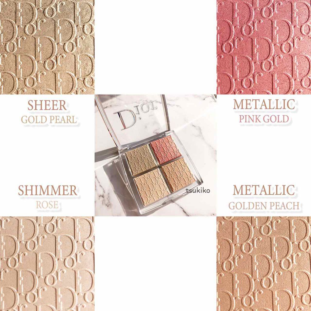 ディオール バックステージ フェイス グロウ パレット/Dior/ハイライトを使ったクチコミ（3枚目）