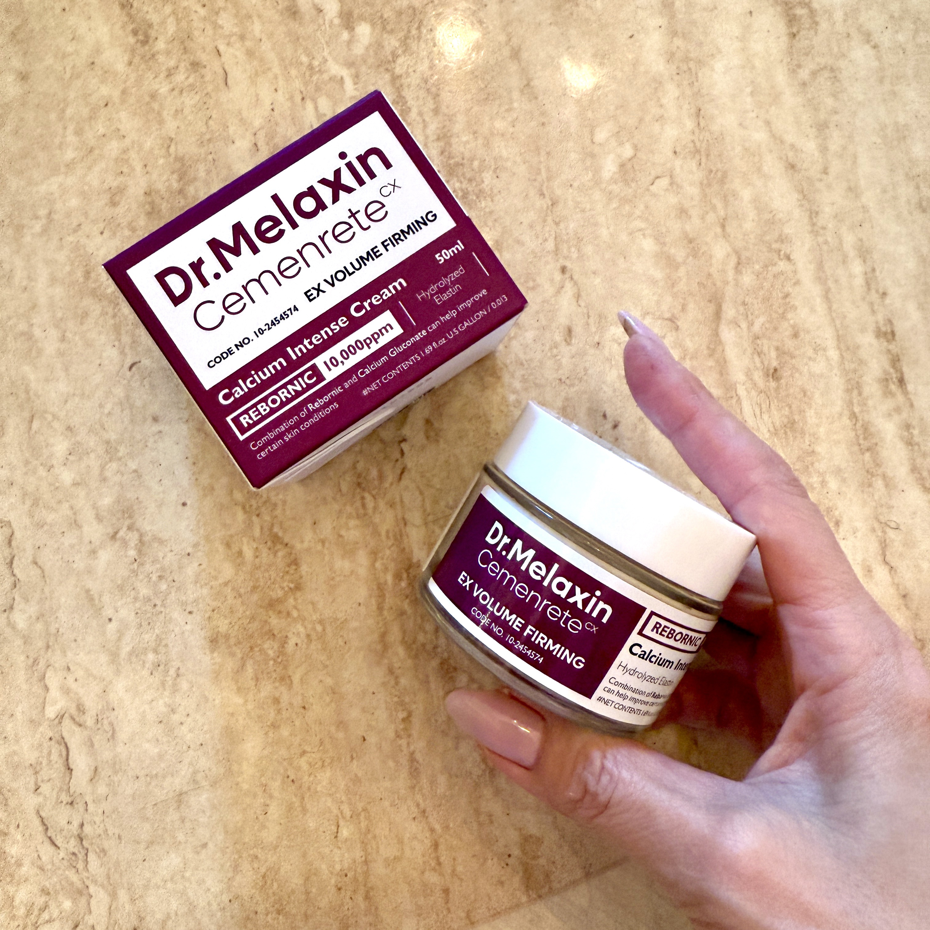 Cemenrete Calcium Intense Cream/Dr.Melaxin/フェイスクリームを使ったクチコミ（1枚目）