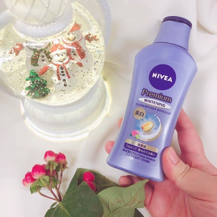 プレミアムボディミルク ホワイトニング【医薬部外品】 /ニベア/ボディミルクを使ったクチコミ(1枚目)