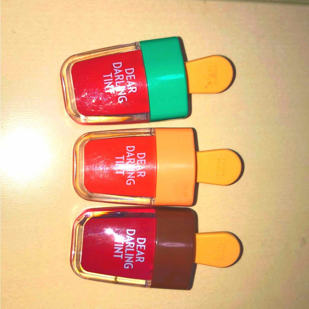 ディアダーリン ウォータージェルティント （アイスティント）/ETUDE/口紅を使ったクチコミ（1枚目）