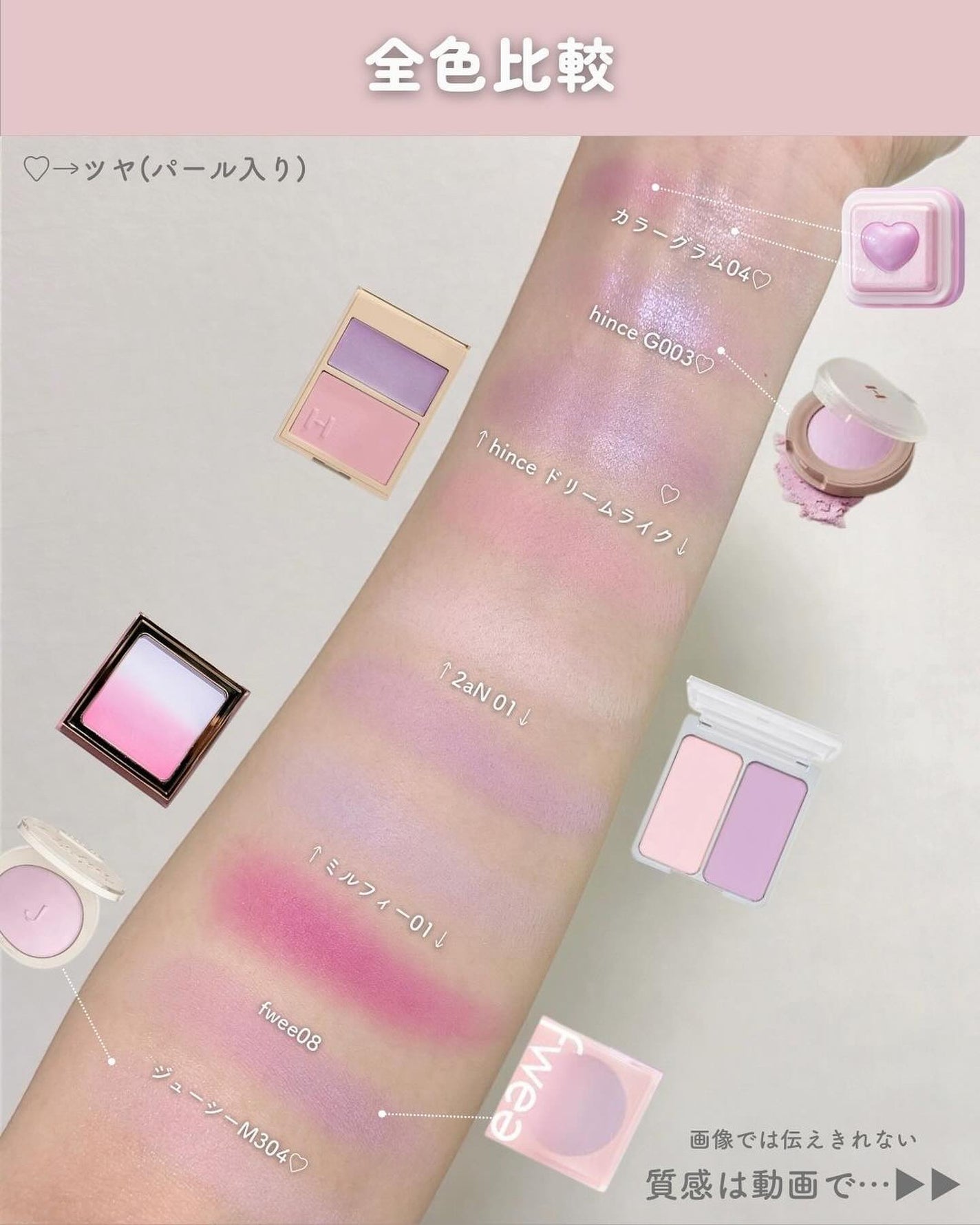 トゥルーディメンショングロウチーク/hince/パウダーチークを使ったクチコミ(3枚目)