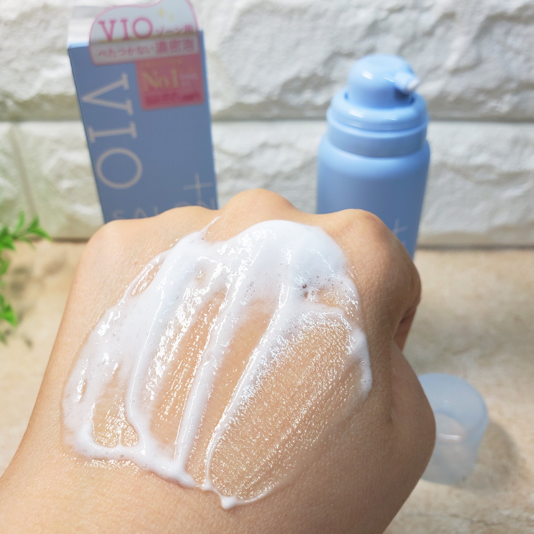 サロンプラス V.I.O 濃密泡セラム/サロンプラス/デリケートゾーンケアを使ったクチコミ（3枚目）