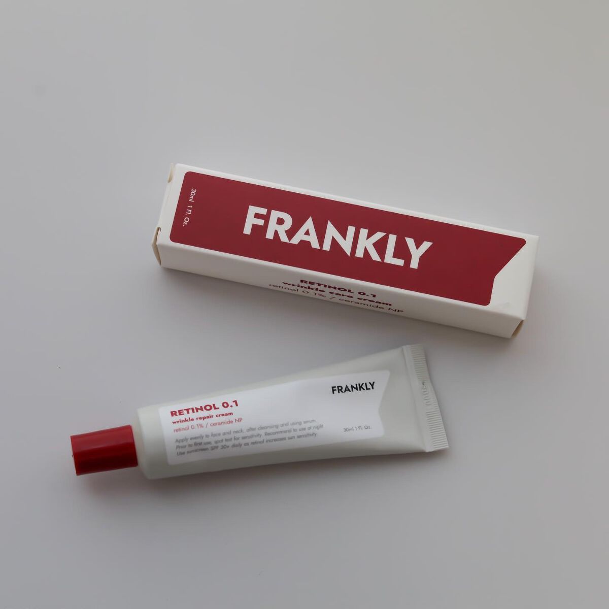 レチノール0.1%クリーム/Frankly/フェイスクリームを使ったクチコミ(4枚目)