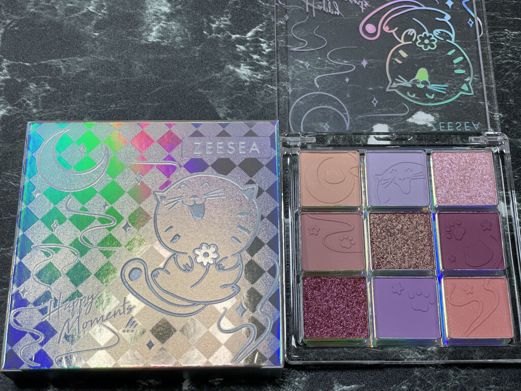 クォーツ 9色アイシャドウパレット(ドリームランドアイシャドウ)/ZEESEA/アイシャドウパレットを使ったクチコミ（3枚目）