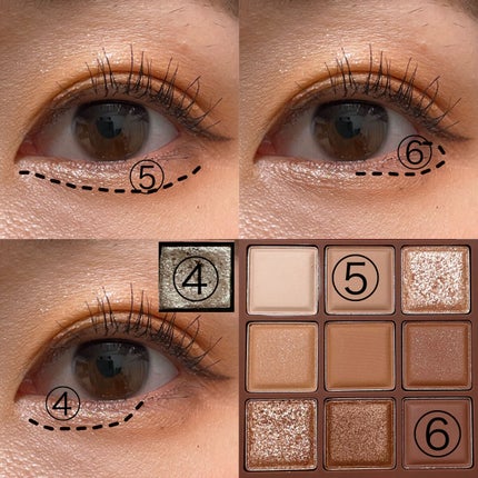 シャドウパレット/dasique/アイシャドウパレットを使ったクチコミ(4枚目)