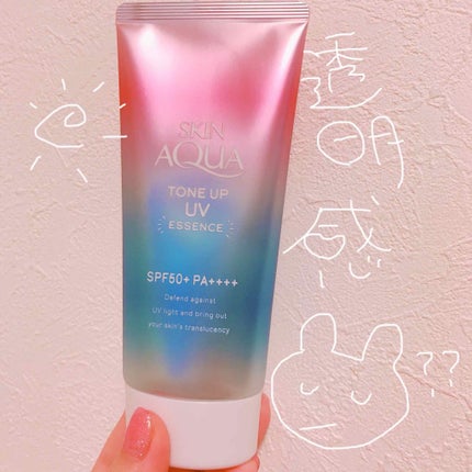 スキンアクア トーンアップUVエッセンス/スキンアクア/日焼け止めクリームを使ったクチコミ(1枚目)