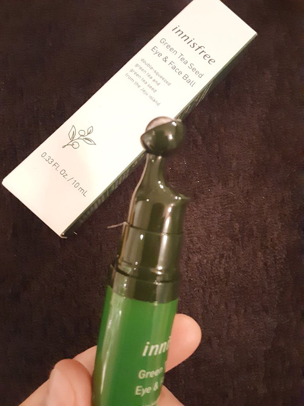 グリーンティーシード アイ＆フェイスボール/innisfree/美容液を使ったクチコミ（2枚目）