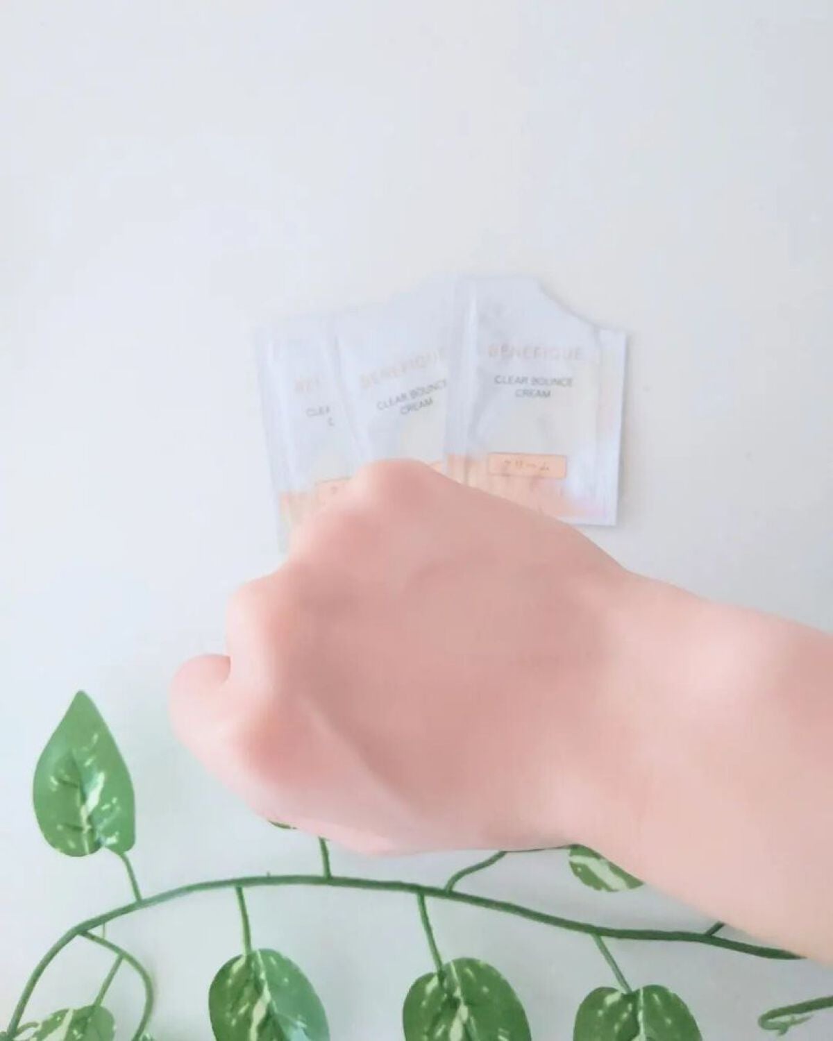 クリアバウンスクリーム /BENEFIQUE/フェイスクリームを使ったクチコミ(4枚目)