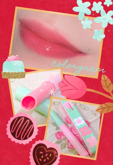 美咲🐰ྀི🎀 on LIPS 「*⋆꒰🩷colorgram🩷꒱⋆*💄タンフルグラスティント03..」（2枚目）