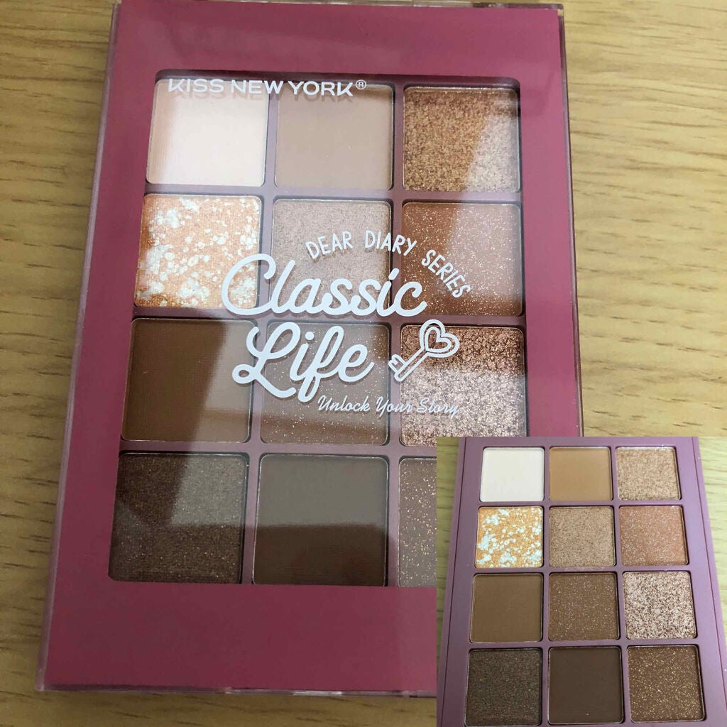 ディアダイアリー・クラシックライフ/KISS NEW YORK/アイシャドウパレットを使ったクチコミ(2枚目)