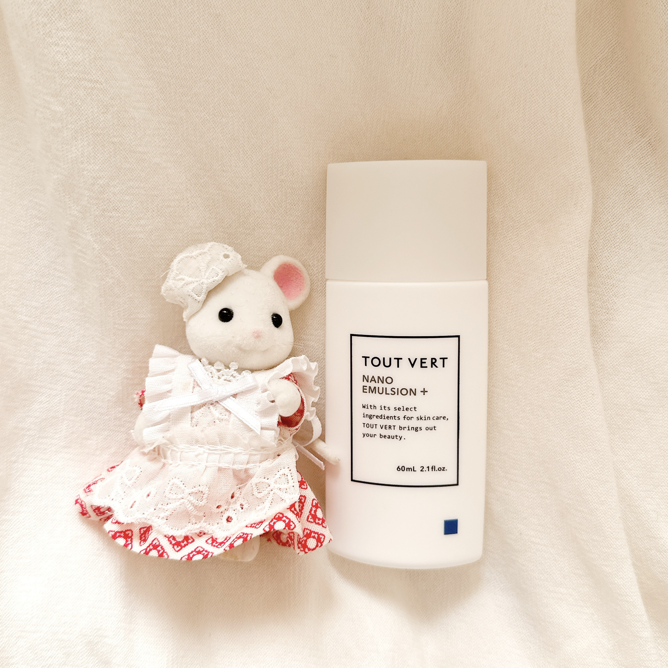 TOUT VERT ナノエマルジョン プラスのクチコミ「✩4 シャバシャバ乳液🧴新感覚✩もっちり液体🌊

リピ買いした!(24/5/28)

　　𖤣𖥧.....」（1枚目）