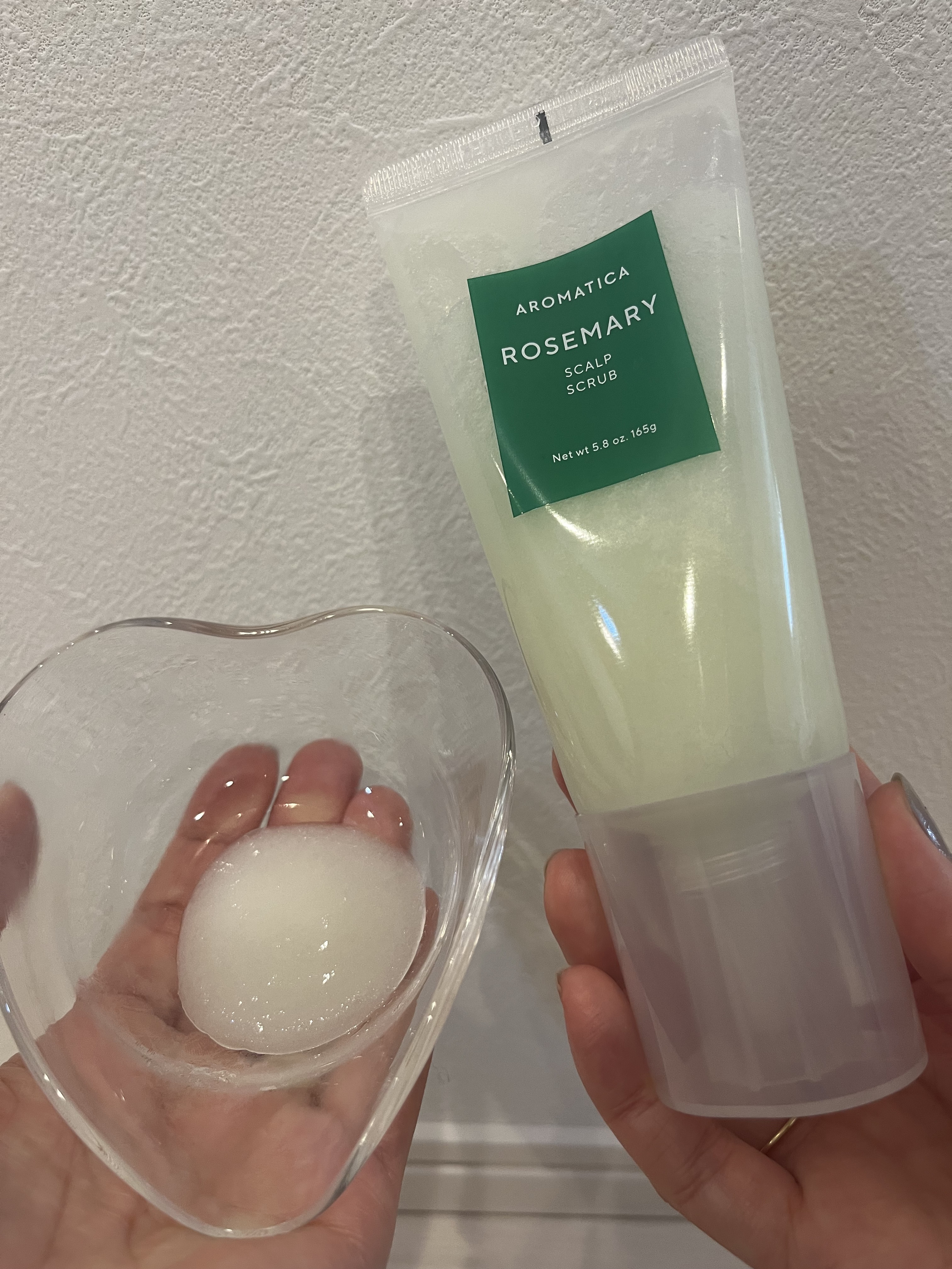 ローズマリー スカルプ スクラブ/AROMATICA/ヘッドスクラブを使ったクチコミ（1枚目）