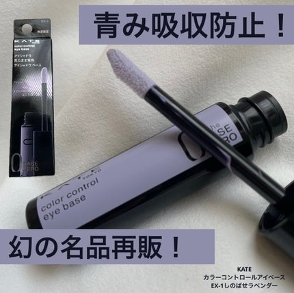 ケイト カラーコントロールアイベース/KATE/アイシャドウベースを使ったクチコミ(1枚目)