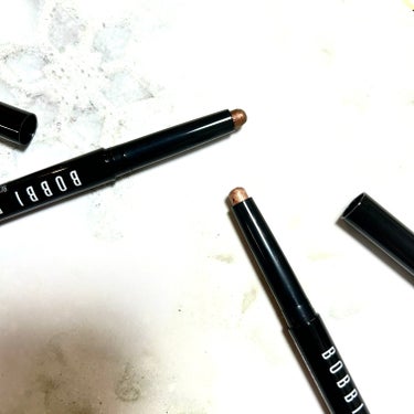 BOBBI BROWN ロングウェア クリーム シャドウ スティック マルチクロムのクチコミ「ブロンズとベリーニの2色を使用しました！
スティックタイプのクリームアイシャドウで
滑らかにひ.....」（1枚目）